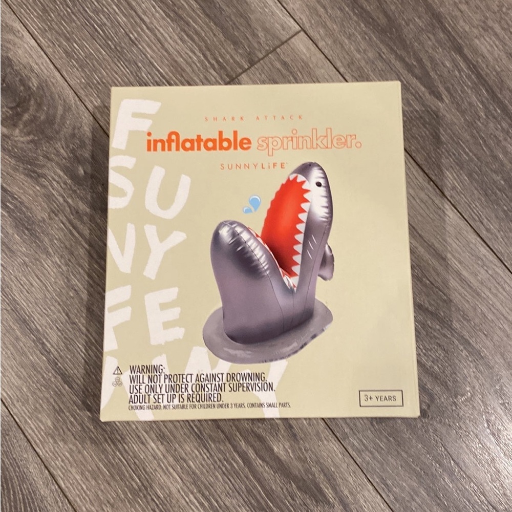 Inflatable Shark Sprinkler
